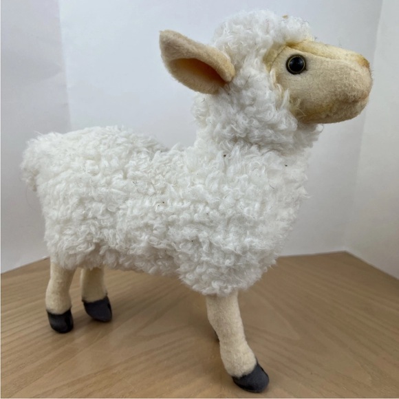 Hansa Plush White Sheep 11” - Picture 3 of 6